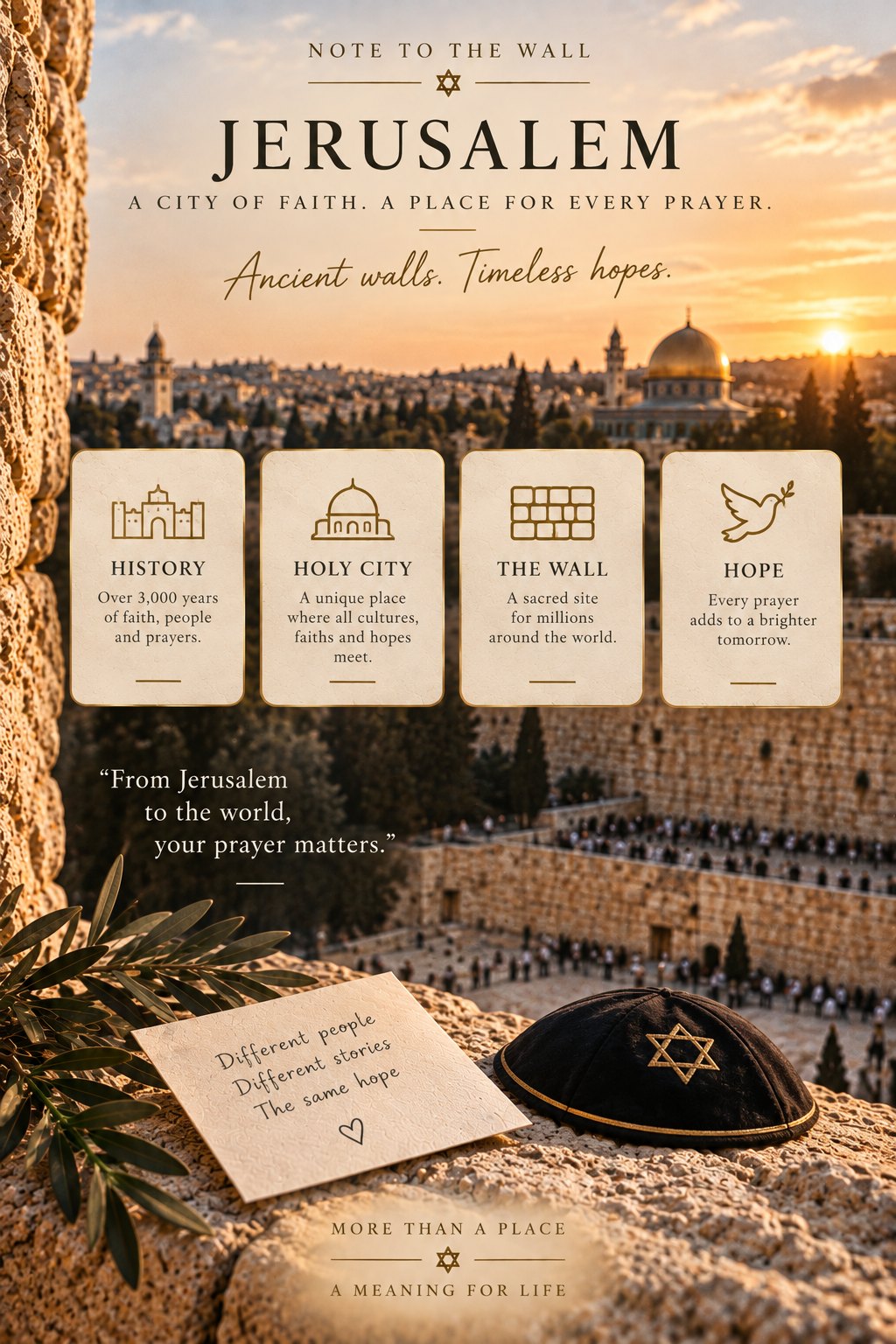 Jerusalem and Western Wall